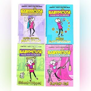 Baby Mouse Tales from the Locker Hardback Books 1-4